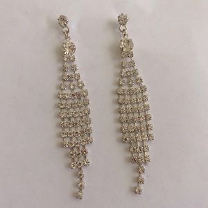 Dangle Rhinestone Party Earrings
